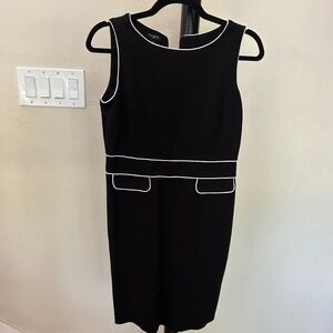 Talbots Little Black Sleeveless Stretch Dress